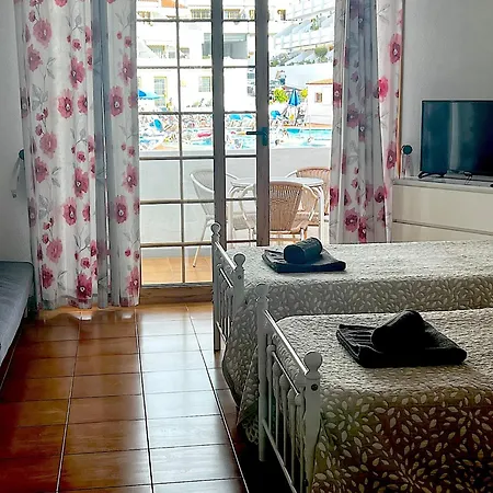 아파트 Garden City Costa Adeje Sunny Studio Balcony Heated Pool Close To Beach 플라야데라스아메리카스