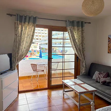 Garden City Costa Adeje Studio Sunny Balcony Heated Pool Near Beach Playa de las Americas (Tenerife)
