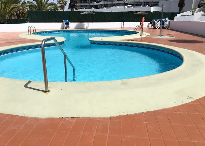Garden City Costa Adeje Sunny Studio Balcony Heated Pool Close To Beach * 플라야데라스아메리카스