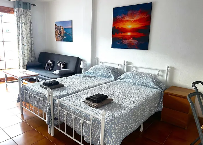 Garden City Costa Adeje Sunny Studio Balcony Heated Pool Close To Beach 플라야데라스아메리카스