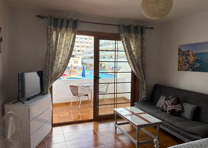 Apartment Garden City Costa Adeje Sunny Studio Balcony Heated Pool Close To Beach *