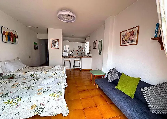 Garden City Costa Adeje Sunny Studio Balcony Heated Pool Close To Beach 플라야데라스아메리카스