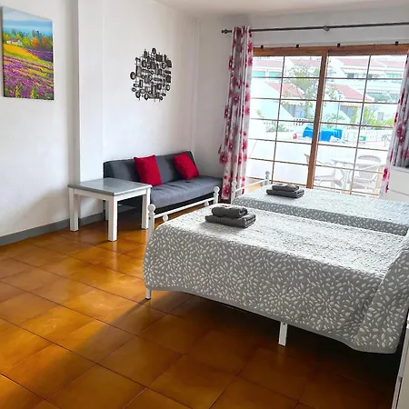 Garden City Costa Adeje Sunny Studio Balcony Heated Pool Close To Beach Daire *