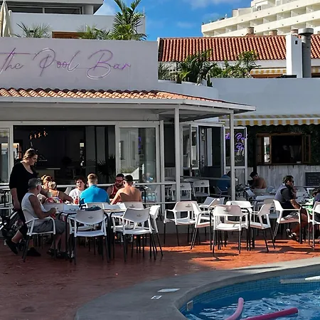 Garden City Costa Adeje Sunny Studio Balcony Heated Pool Close To Beach Appartement *