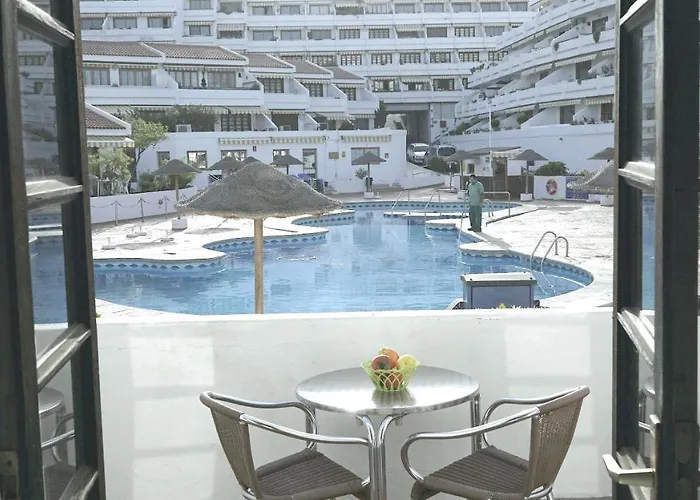 Daire Garden City Costa Adeje Sunny Studio Balcony Heated Pool Close To Beach