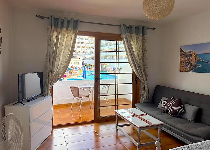 Garden City Costa Adeje Sunny Studio Balcony Heated Pool Close To Beach Playa de las Américas